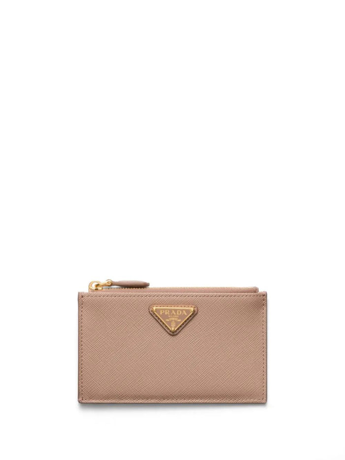 Prada Powder Pink Leather Card Holder