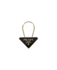 Prada Triangle Logo Keyring