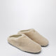 Prada Light Beige Shearling Clogs