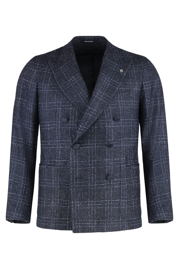 Tagliatore Prince-Of-Wales Wool Jacket