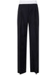 Alexander Wang High Waisted Pleated Pant With Logo Elastic
