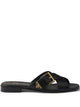 Prada Black Leather Sandal