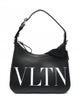 Valentino Garavani Black Leather Vltn Handbag