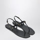 Prada Black Patent Thong Sandal