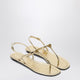 Prada Platinum Thong Sandals