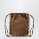 Prada Chocolate Suede Phone Holder