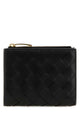 Bottega Veneta Bifold Intreccio Con Zip Co Small