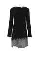 Jw Anderson Distressed Glitter Hem Dress