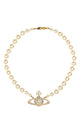 Vivienne Westwood One Row Pearl Bas Relief