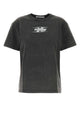 T By Alexander Wang Short Sleeve Tee With Blade Logo