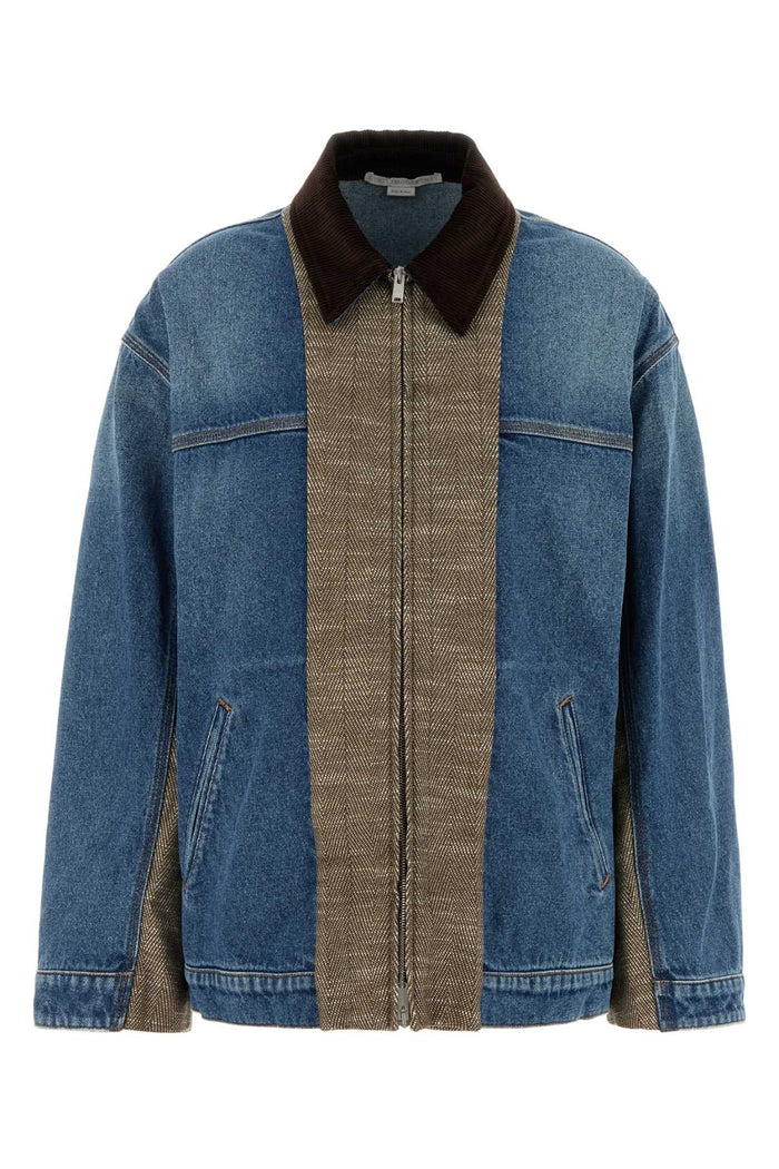 Stella Mccartney Tweed And Denim Jacket