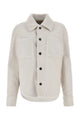 Bottega Veneta Over Shirt Shearling Bianco