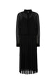 Ami Pleated Midi Dress