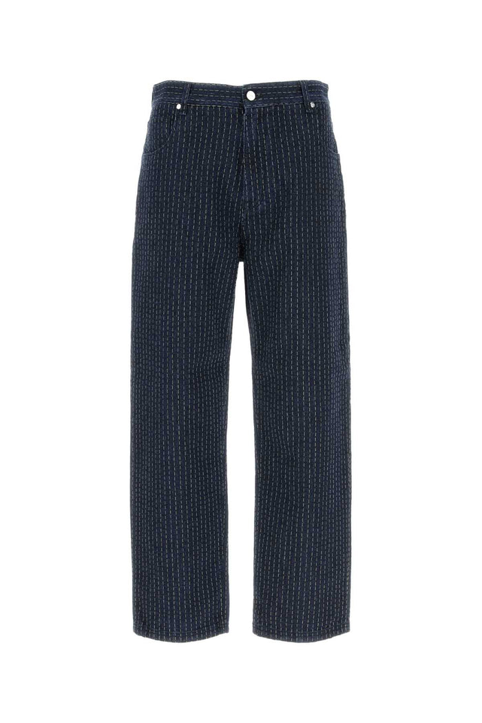 Fendi Denim R. Stitching Allover