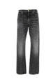 Versace Pant Denim Stone Wash Black Denim Fabric + Embosse