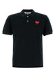 Comme Des Garcons Play Short Sleeve Polo Red Heart