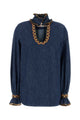 Valentino Garavani Camicia In Denim + Ricamo