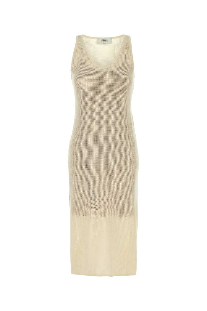 Fendi Mesh Knitted Dress