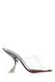 Amina Muaddi Taylor Glass Slipper 90 Pvc Transparent 90 Mm Slan
