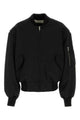 Entire Studios Broad Bomber Wool Black Wool