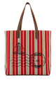 Fendi Shopping Bag M Canvas Stripes