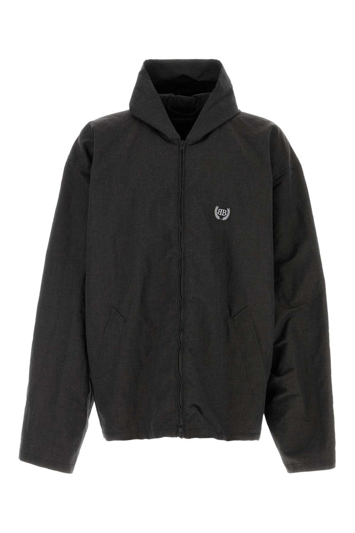 Balenciaga Hooded Zip-Up Jacket