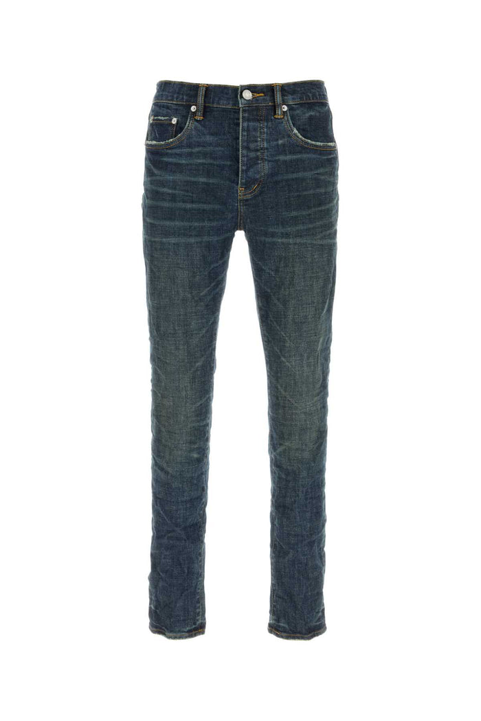 Purple Denim Dark Stone Rinse