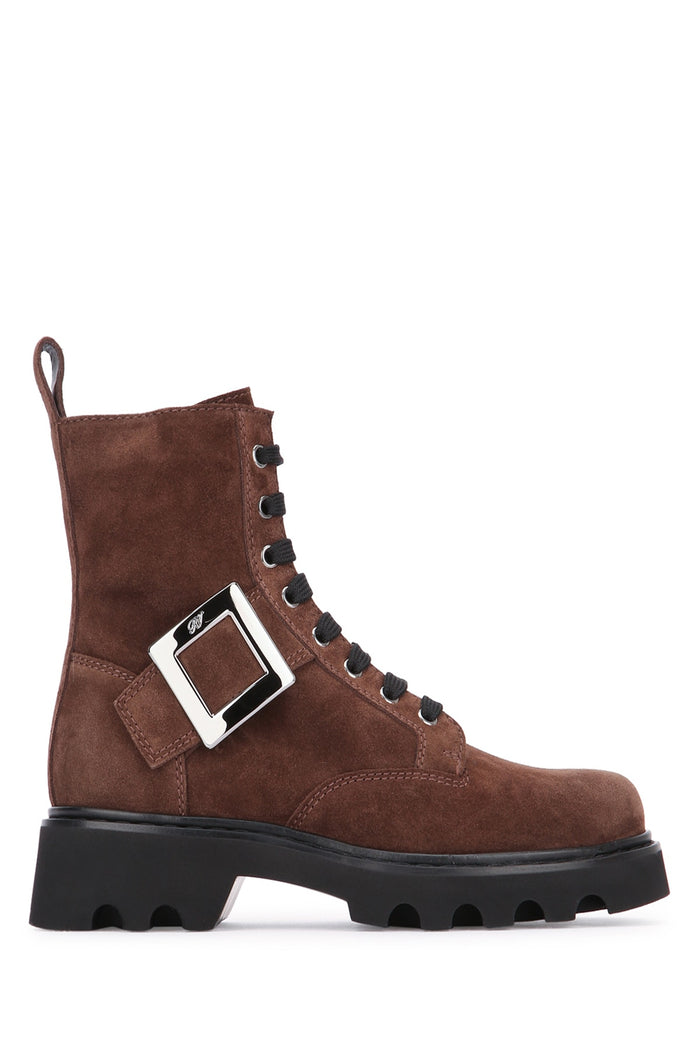 Roger Vivier Viv Rangers Lace-Up Bootie 20