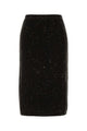 Bottega Veneta Hw Wool Rib Midi Skirt