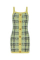 Balmain Thin Straps Shiny Light Tweed Dress