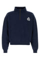 Sporty & Rich Ny Crest Embroidered Quarter Zip