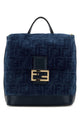 Fendi Backpack Denim Flock Ff
