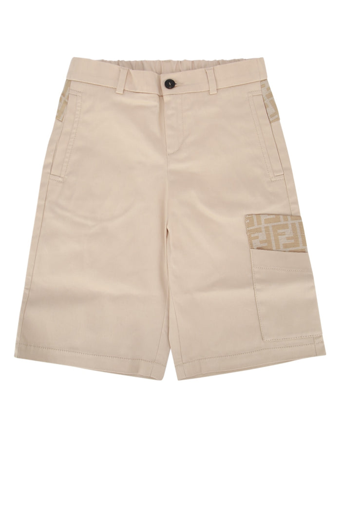 Fendi Kids Bermuda Eavy Gabardine