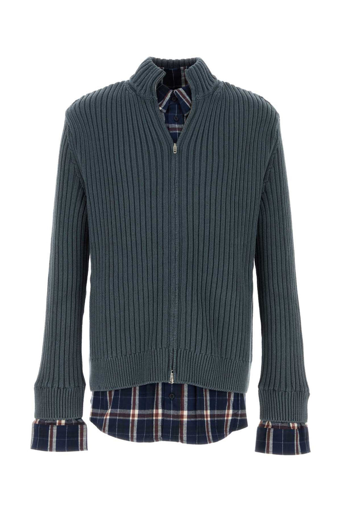 Balenciaga Layered Zip Sweater