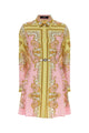 Versace Dress Silk Twill Print Spring Barocco Foulard Pn 1
