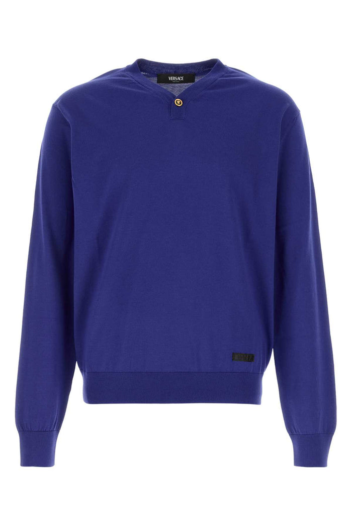 Versace Knit Sweater Silk Blend Essential
