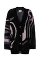 Emilio Pucci L.s. Cardigan - Marmo Grunge - Placed