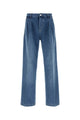 Marine Serre Light Blue Denim Straight Jeans
