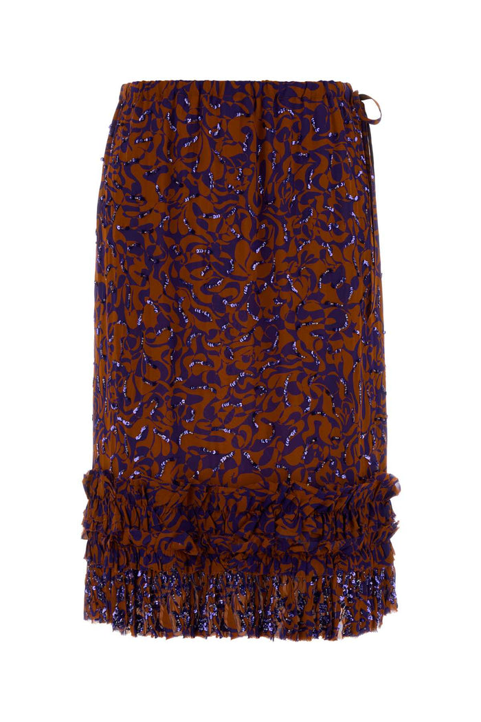 Dries Van Noten 00330-Scotts Emb 3006 W.w.skirt