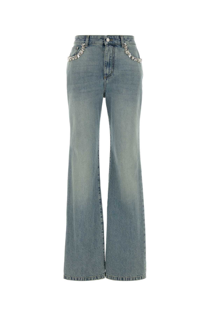 Alexander Mcqueen Denim Trousers*3