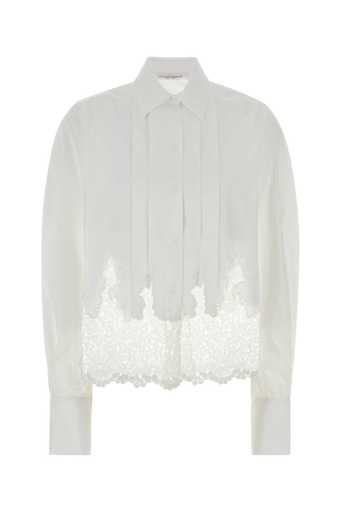 Ermanno Scervino Camicia Con Ricamo