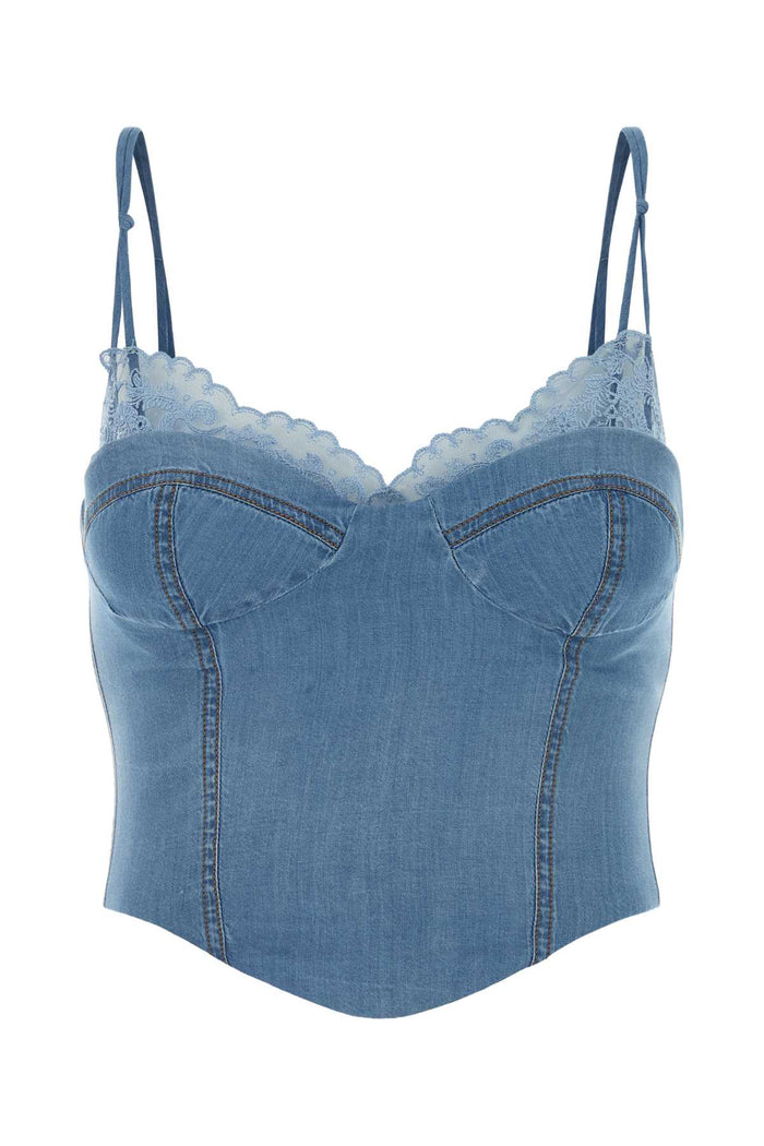 Ermanno Scervino Top Denim
