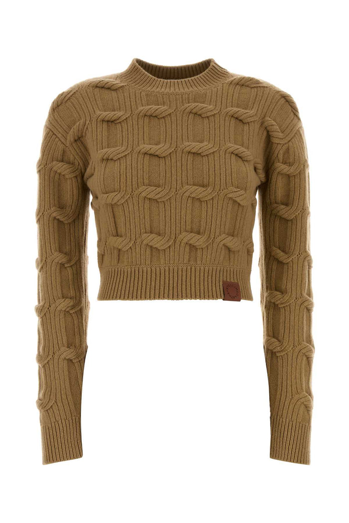 Stella Mccartney Chain Cropped Jumper
