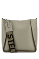 Stella Mccartney Logo Crossbody Bag Embossed Grainy Alter Mat W/Stu