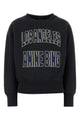 Anine Bing Harry Shrunken Sweatshirt La - Vintage Black