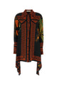 Blumarine Abito Fantasia Manica Lunga