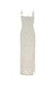 Blumarine 4A443a Macrame Lace Dress