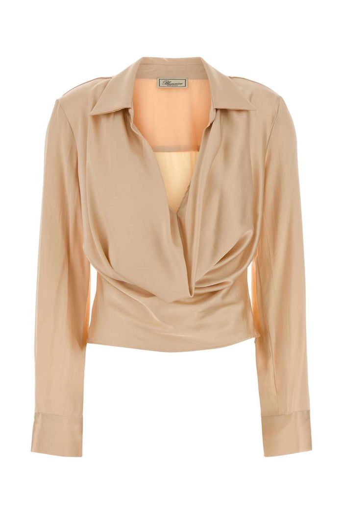 Blumarine 4C270a Satin Top