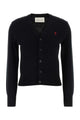 Ami Quota -Cardigan With Contrasted Ami De Coeur