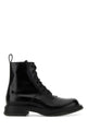 Gucci Leather Upper And Rubber Sole Bootie